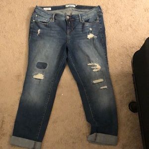 Torrid boyfriend ripped distressed size 18R
